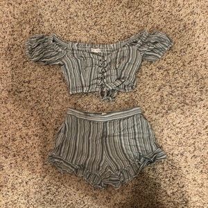 Two Piece cropped set
